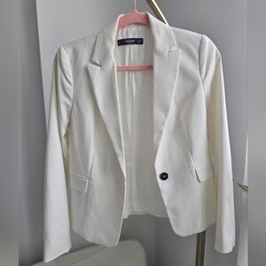 Mango Women's Cream Blazer